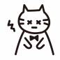 お腹が空いた猫 お腹が空いた猫 猫,空腹,困った,ダメ,動物,1匹,蝶ネクタイ,ペット,キャラクター,ハンドパペットのシルエット素材