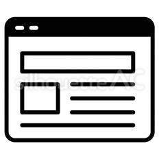 ウェブページのアイコン リッチメニュー,アイコン,lineのシルエット素材