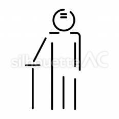 おじいちゃん ピクトグラム,ピクトサイン,アイコンのシルエット素材