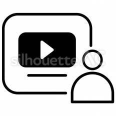 動画案内のアイコン リッチメニュー,アイコン,lineのシルエット素材