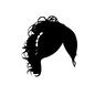 髪型 ヘアアレンジ,髪,髪型,ヘア,ヘアスタイル,スタイリング,かつら,ウィッグ,女性,女のシルエット素材