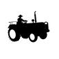 農用トラクター 農業,アグリカルチャー,のりもの,農家,乗り物,農用トラクター,働く車,農業機械,トラクターのシルエット素材