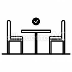 来店確認のアイコン リッチメニュー,アイコン,lineのシルエット素材