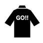応援はっぴ 応援はっぴ 応援はっぴ,法被,GO,吹く,洋服,文字,英語,応援団,服装,応援グッズのシルエット素材
