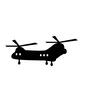 ヘリコプター タンデムローター,ヘリコプター,チヌーク,ヘリ,航空機,乗り物,飛行,飛ぶ,自衛隊機,輸送機のシルエット素材