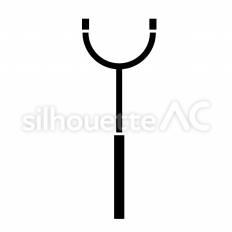 さすまた さすまた,防犯,護身のシルエット素材