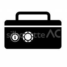 持ち運び金庫 金庫,持ち運び,施錠のシルエット素材