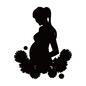 妊婦 妊婦 妊娠,妊婦,妊婦さん,母親,母,マタニティ,マタニティー,出産,臨月,横顔のシルエット素材