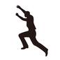 ジャンプ パルクール,フリーランニング,全身,パフォーマー,ジャンプ,男性,横向き,飛び越える,飛び越す,手を挙げるのシルエット素材