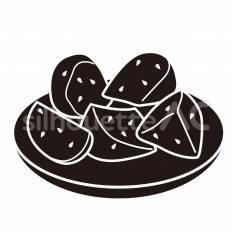 大学芋 大学芋,さつまいも,飴がけのシルエット素材