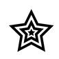 星 星 星,スター,星形,星型,惑星,天体,お星様,一番星,空,夜空のシルエット素材