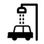 洗車 洗車 洗車,手洗い,シャワー,車,自動車,洗車機,手洗い洗車,水洗いのシルエット素材