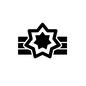 勲章 勲章 勲章,バッジ,帯,七芒星,アイテム,七角星,へプタグラム,星,星形,星型のシルエット素材
