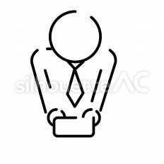 名刺交換　男性 ピクトグラム,ピクトサイン,アイコンのシルエット素材