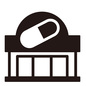 ドラッグストア ドラッグストア ドラッグストア,薬局,薬屋,薬,カプセル,飲み薬,ビジネス,店舗,店,建物のシルエット素材