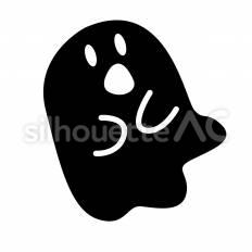 おばけ　びっくり おばけ,幽霊,浮くのシルエット素材