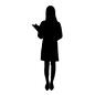 ナース ナース ナース,女医,医療,医師,医者,先生,白衣,女性,人物,人のシルエット素材