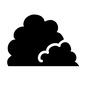 雲 雲 雲,くも,積乱雲,入道雲,空,もこもこ,大きな雲,マリン,夏,天候のシルエット素材