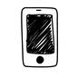 スマートフォン スマートフォン スマートフォン,スマホ,携帯電話,携帯,ケータイ,モバイルフォン,モバイル,タブレット,アプリ,アプリケーションのシルエット素材