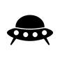 UFO 宇宙船,宇宙人,飛ぶ,円盤,飛行物体,UFO,未確認飛行物体,宇宙,サイエンスフィクション,SFのシルエット素材