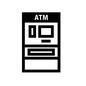ATM ATM ATM,エーティーエム,お金,金融,引き出し,コンビニ,コンビニエンスストア,キャッシュ,キャッシュカード,カードのシルエット素材