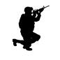 軍人 軍人 サバイバルゲーム,サバゲ,構える,狙う,撃つ,銃,武器,人,人物,軍のシルエット素材