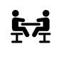 会議 会議 ビジネス,仕事,ミーティング,会話,相談,人間,人物,人,打ち合わせのシルエット素材