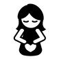 妊婦 妊婦 妊婦,お母さん,女性,女の人,正面,ハート,新しい命,妊娠,ハートマーク,産婦人科のシルエット素材