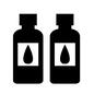 インク インク,詰め替え用,2本,ラベル,瓶,容器,事務用品,オフィス用品,インクジェット用,アイコンのシルエット素材