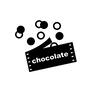 チョコレート チョコレート チョコレート,英語,単語,chokolate,丸,粒,2色,開封,袋,切るのシルエット素材