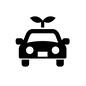 エコカー エコカー エコカー,車,葉,葉っぱ,やさしい,エコ,車,自動車のシルエット素材