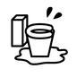 トイレの水漏れ トイレの水漏れ,トイレのトラブル,水洗トイレ,水滴,洋式トイレ,タンク,水漏れ,水浸し,つまり,トイレの詰まりのシルエット素材