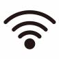WIFI 電波,無線,接続,設備,記号,アイコン,ピクトグラム,シンプル,案内向け,物のシルエット素材
