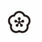 白抜きの梅の花 白抜きの梅の花 梅,花,咲く,和風,正月,レトロ,縁起物,かわいい,小花,節分のシルエット素材