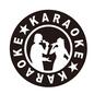 カラオケ 丸,アルファベット,デュエット,男性,女性,囲む,星,看板,チラシ,案内のシルエット素材