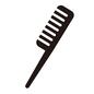 コーム 櫛,クシ,コーム,洗面所,身だしなみ,エチケットグッズ,洗面所,入浴後,お風呂,アイコンのシルエット素材
