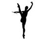 バレリーナ バレリーナ ダンサー,バレリーナ,クラシックバレエ,クラシック,バレエ,踊る,ダンス,女性,全身,バレエポーズのシルエット素材