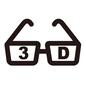 3D眼鏡 3D眼鏡,映画館,3D,シネマ,小物,アルファベット,レンズ,フレーム,眼鏡,映画のシルエット素材