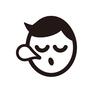 寝顔 寝顔 男性,お父さん,父親,寝息,鼻提灯,寝顔,顔,人物,人,眠るのシルエット素材
