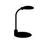 電気スタンド 電気スタンド 電化製品,家電,生活用品,照明,照明具,家電製品,家庭用電気機器,家庭用電気器具,電気スタンド,蛍光灯ランプのシルエット素材