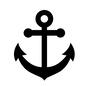 イカリ イカリ 錨,イカリマーク,マリン柄,アンカー,船,夏,夏の模様,海,正面,重りのシルエット素材
