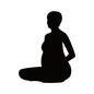 妊婦 妊婦 妊娠,妊婦,妊婦さん,母親,母,マタニティ,マタニティー,マタニティヨガ,マタニティーヨガ,ヨガのシルエット素材