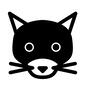 きつね きつね きつね,狐,キツネ,正面,髭,かわいい,癒し,デフォルメ,アップ,顔のシルエット素材