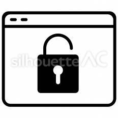 セキュリティのアイコン リッチメニュー,アイコン,lineのシルエット素材