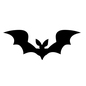 飛んでいるコウモリ 飛んでいるコウモリ コウモリ,1匹,飛ぶ,蝙蝠,鳥,哺乳類,ハロウィン,イベント,秋,10月のシルエット素材