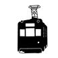 電車 電車 電車,鉄道,車両,鉄道車両,乗り物,乗物,乗車,列車,車体,交通手段のシルエット素材