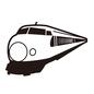 新幹線 新幹線 新幹線,0系,高速鉄道,電車,列車,鉄道,駅,乗り物,乗る,走行のシルエット素材