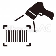 EC　バーコード バーコード,バー,線のシルエット素材