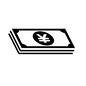 紙幣 紙幣 紙幣,お札,円,マーク,お金,金銭,日本円のシルエット素材