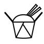 中華料理 テイクアウト,持ち帰り,箸,使い捨て容器,紙パック,箱,料理,食べ物,食物,山盛りのシルエット素材